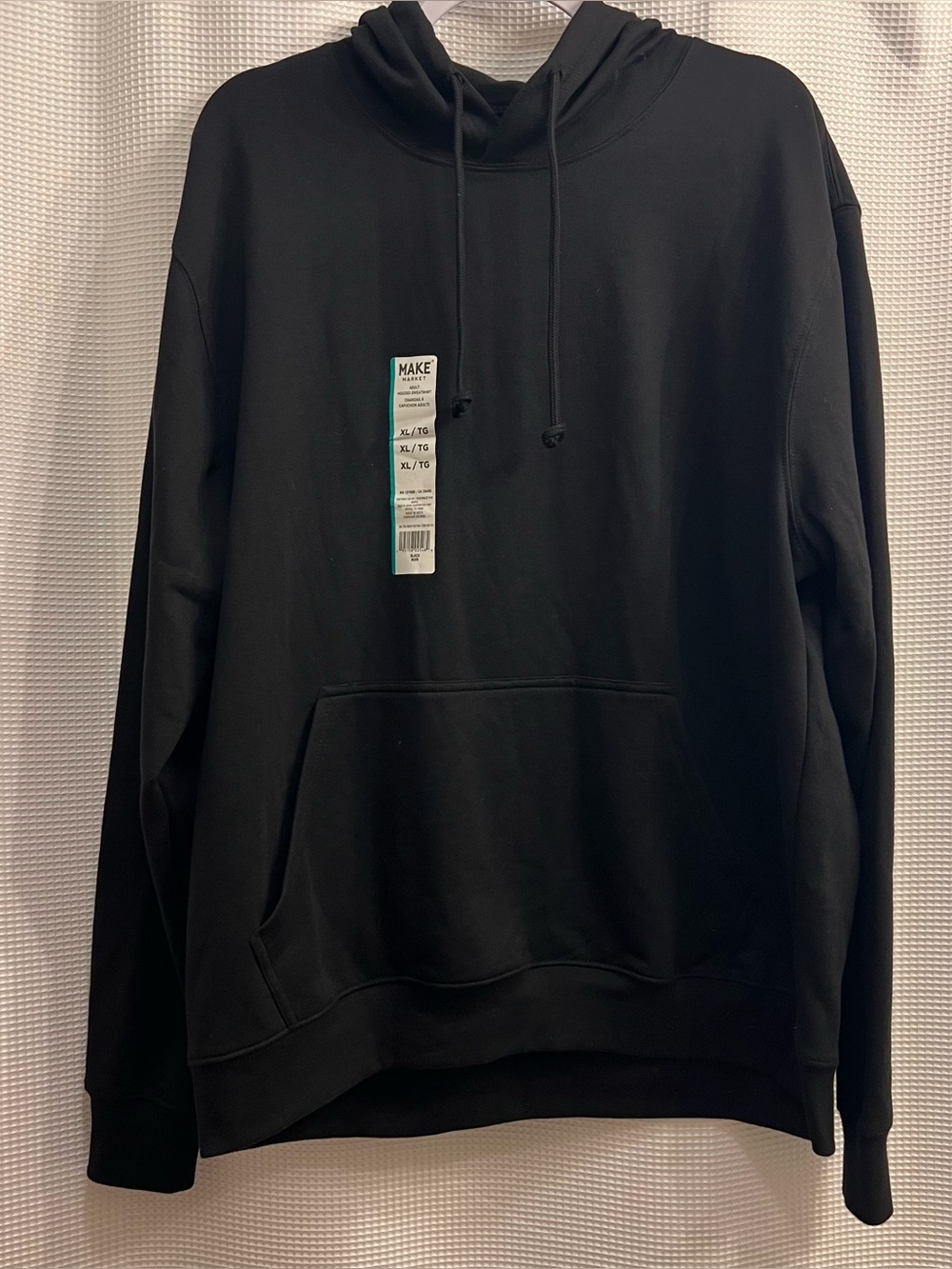 Unisex Black Pullover Hoodie